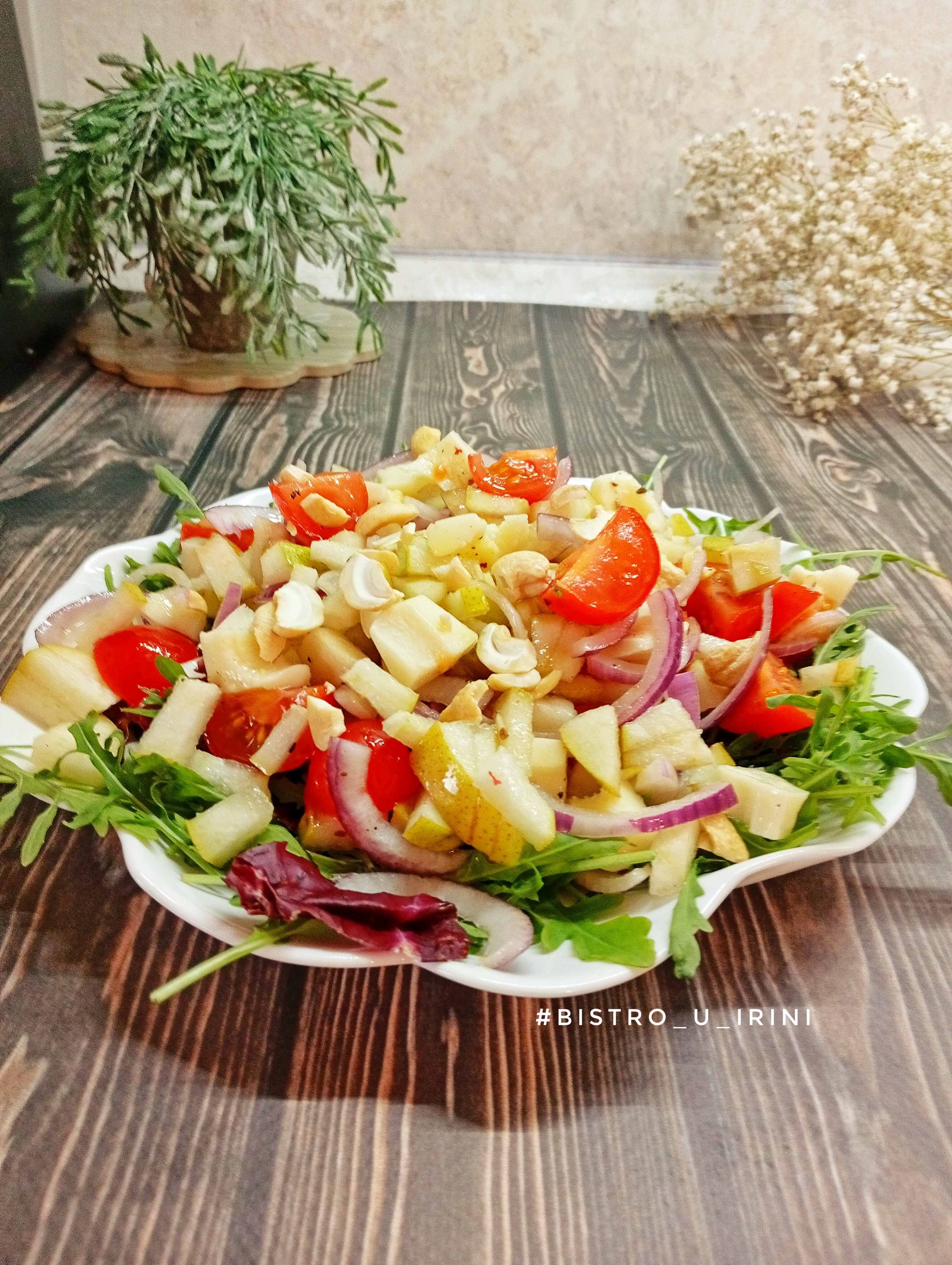 Фруктово-сырный салат
