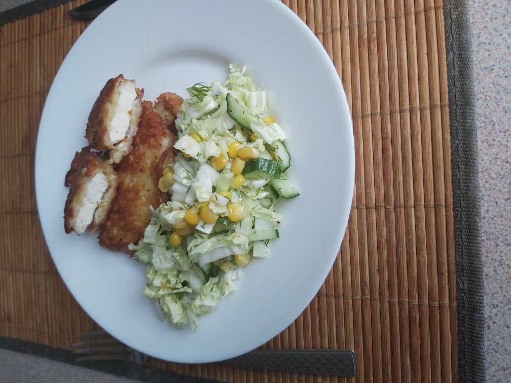 Куриная грудка в картофельной панировке