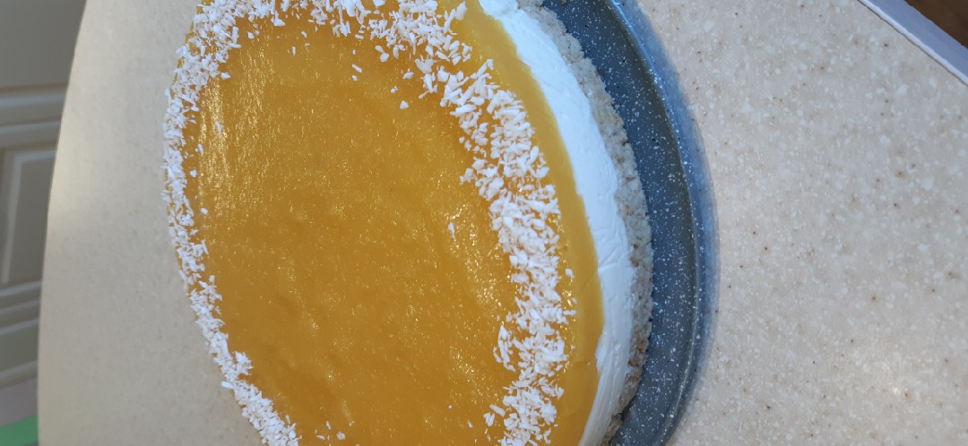 Торт - суфле с манго (низкокалорийно)