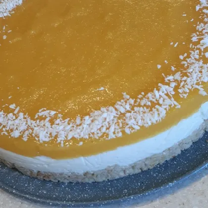Торт - суфле с манго (низкокалорийно)