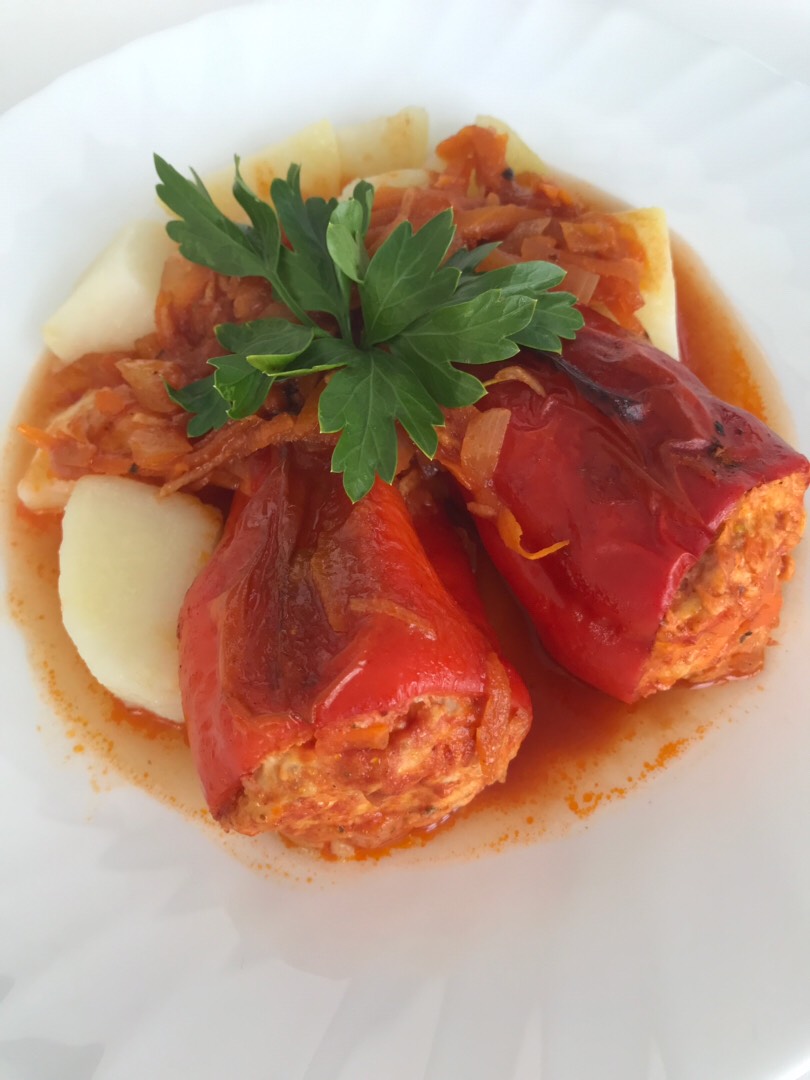 🌶ПП фаршированные перчики🌶