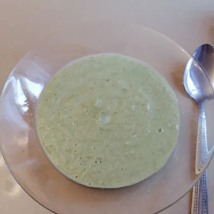 Суп-пюре из брокколи и стручковой фасоли