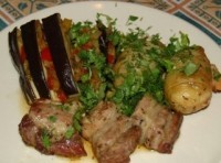 «Бабай байылды» - мясо с баклажанами и овощами по-турецки