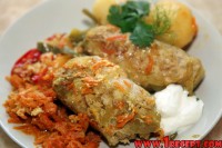 Голубцы с капустой, морковью и перловой крупой