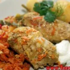 Голубцы с капустой, морковью и перловой крупой