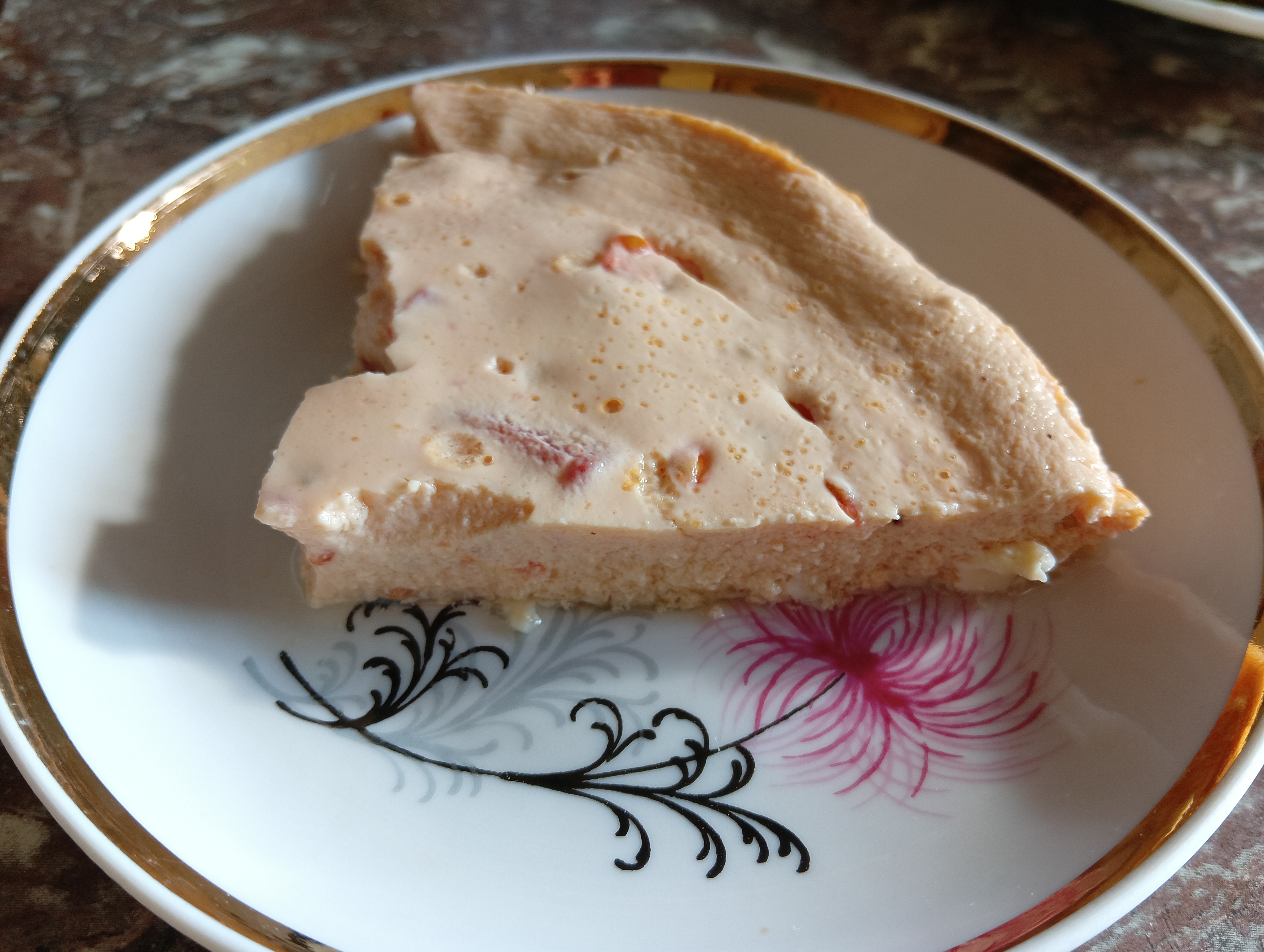 Омлет с йогуртом и помидорами