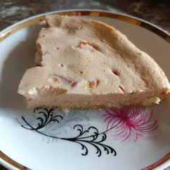 Омлет с йогуртом и помидорами