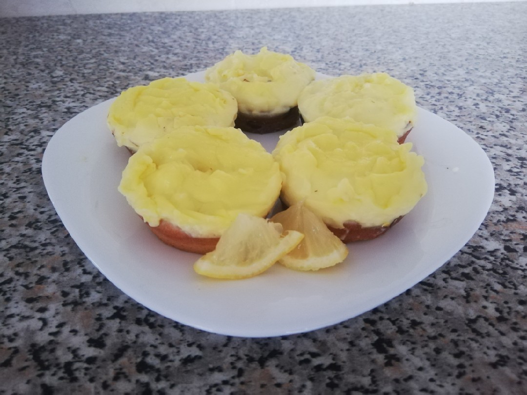 Лимонные капкейки