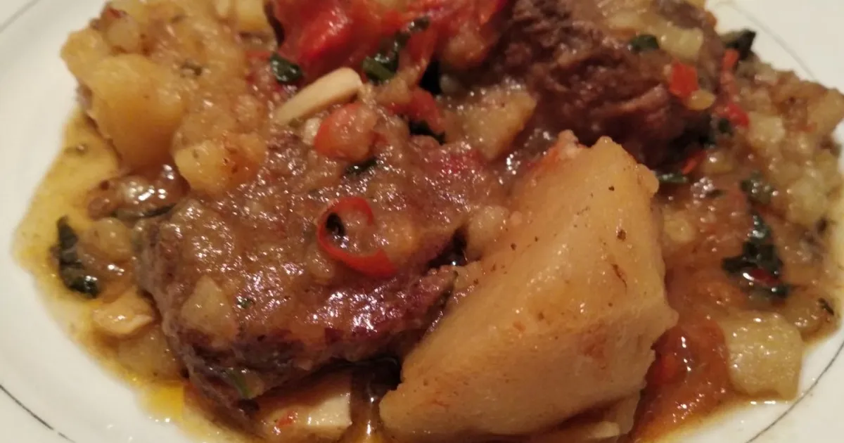 Жаркое из говядины с овощами в духовке рецепт с фото пошаговый от Ирина ...