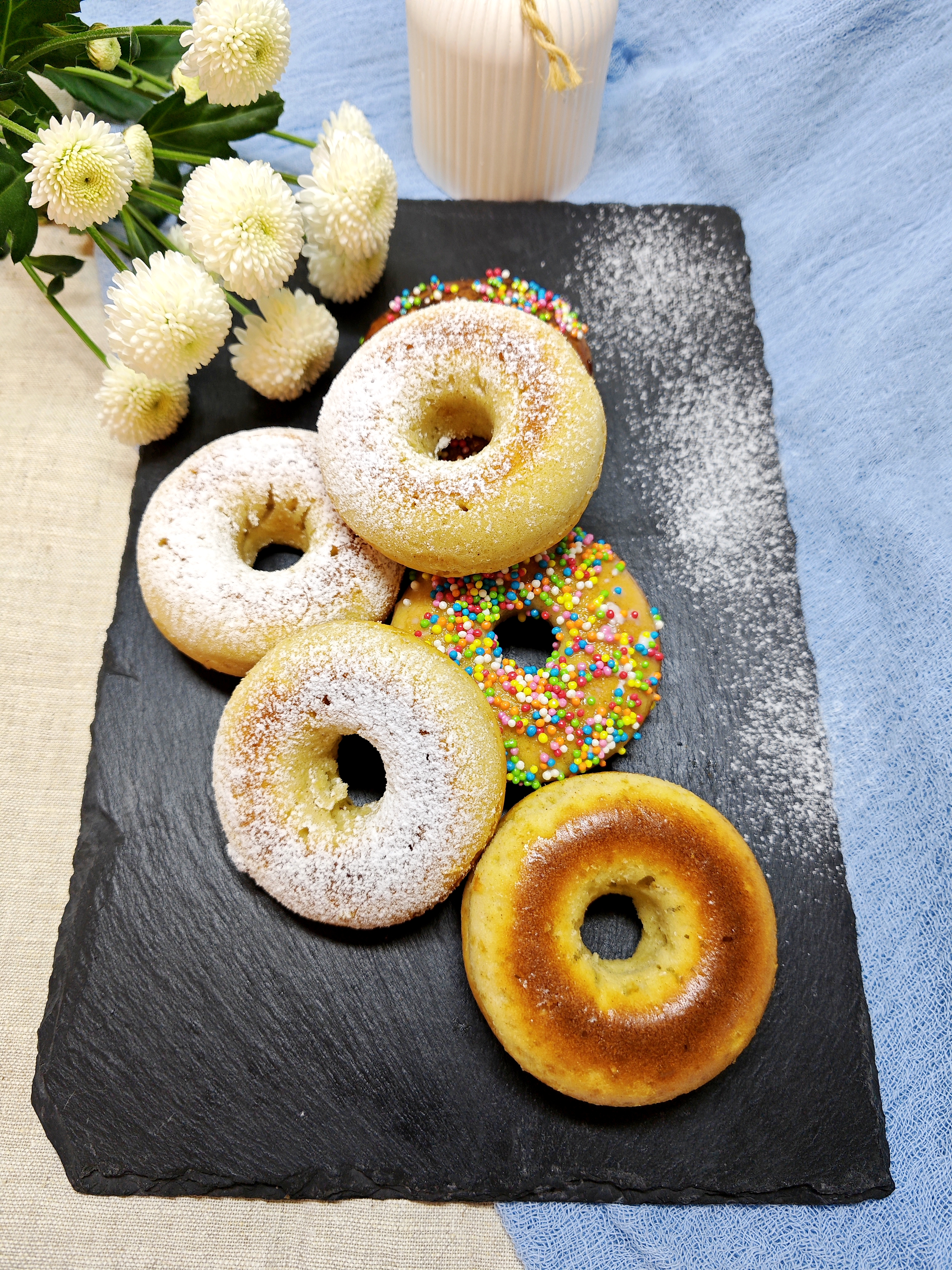 Донатсы (пончики в духовке)