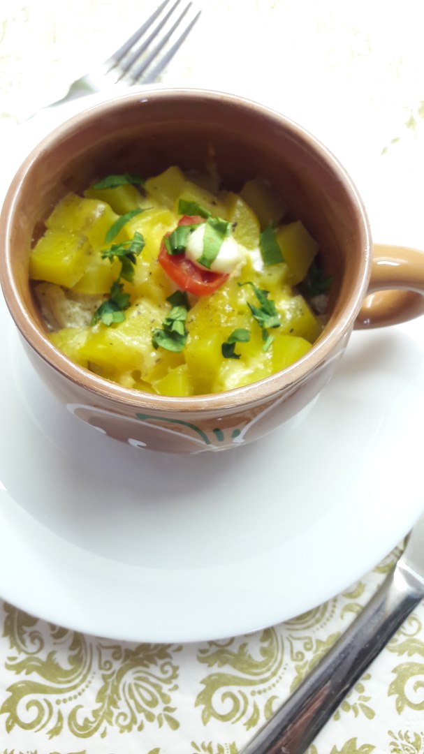 Мини горшочки  овощи с мясом #непп
