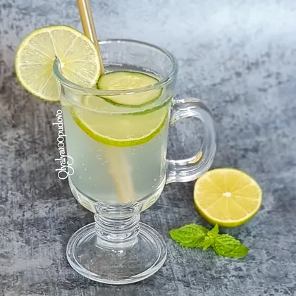 Лимонад с лаймом и огурцом