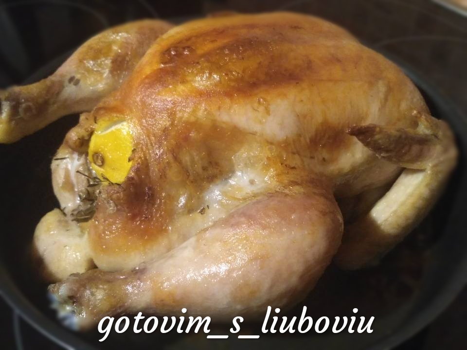 Курица, запеченная целиком с овощами - пошаговый рецепт с фото на aikimaster.ru