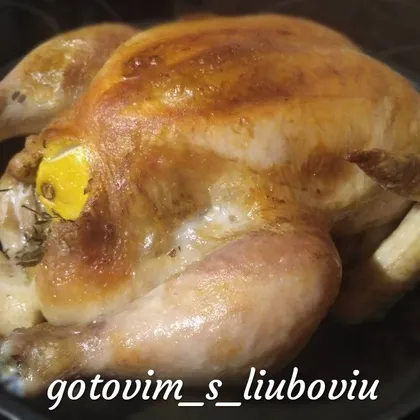 Запечённая курица в духовке (по рецепту Хестона Блюменталя)
