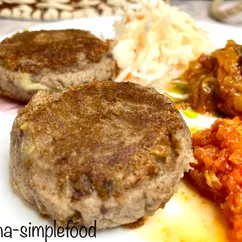 Котлетки из картофеля и фасоли постные