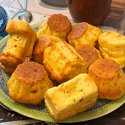 Творожные кексики-паровозики