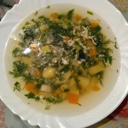 Весенний суп с крапивой