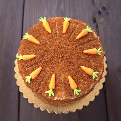 Рецепт Бразильский морковный пирог с шоколадом (Brazilian Carrot Cake - Bolo de Cenoura)