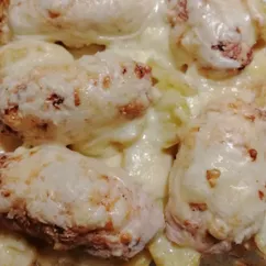 Куриные рулетики запечённые с картошкой