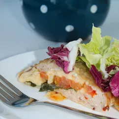 А-ля кальцоне из фарша