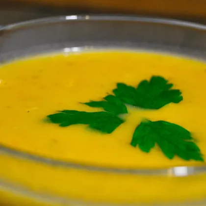 Суп-пюре из кабачков с плавленым сыром