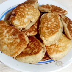 Оладьи с изюмом, но без яиц