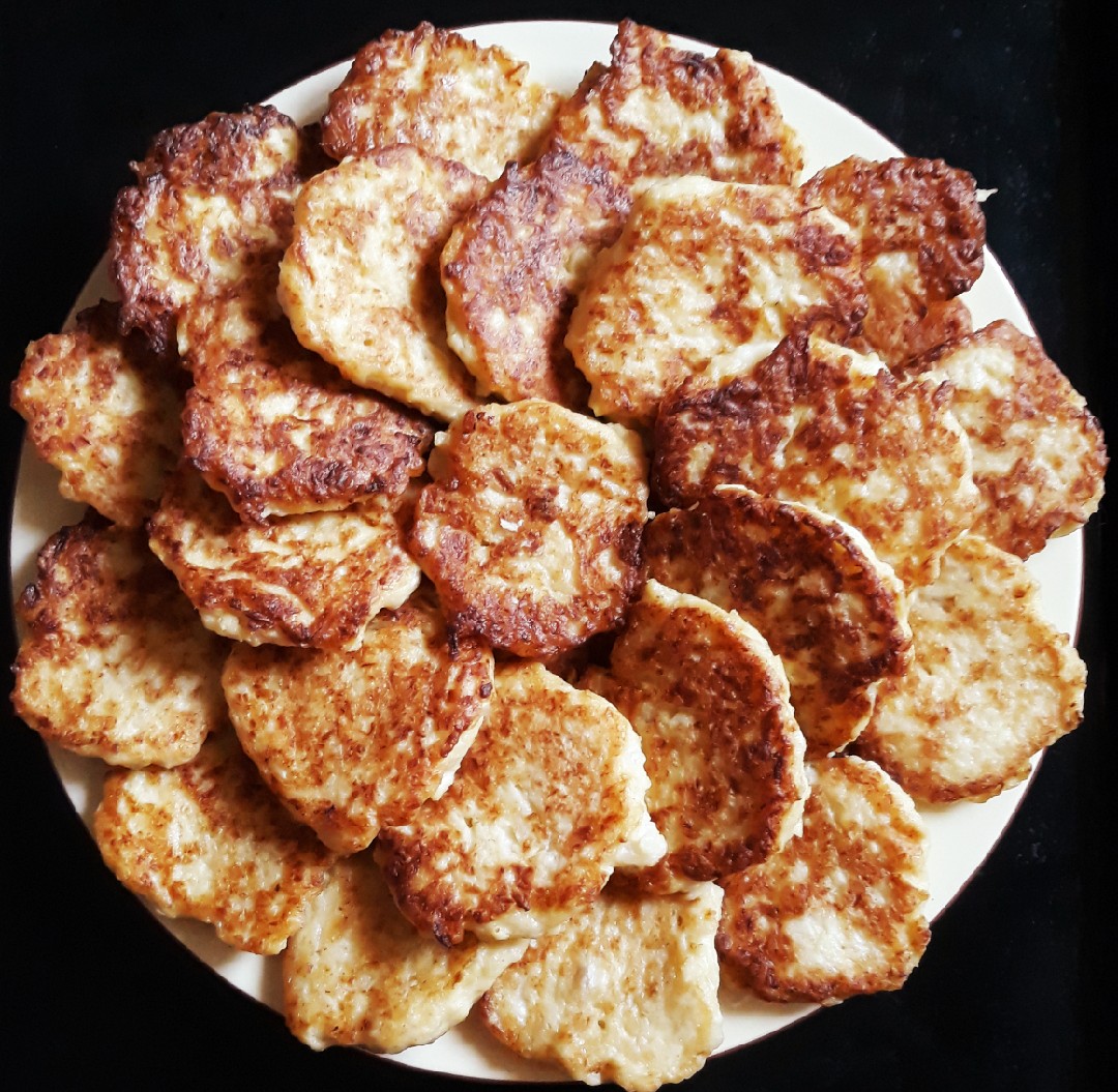 Оладьи из цветной капусты 🥦🥚🥛