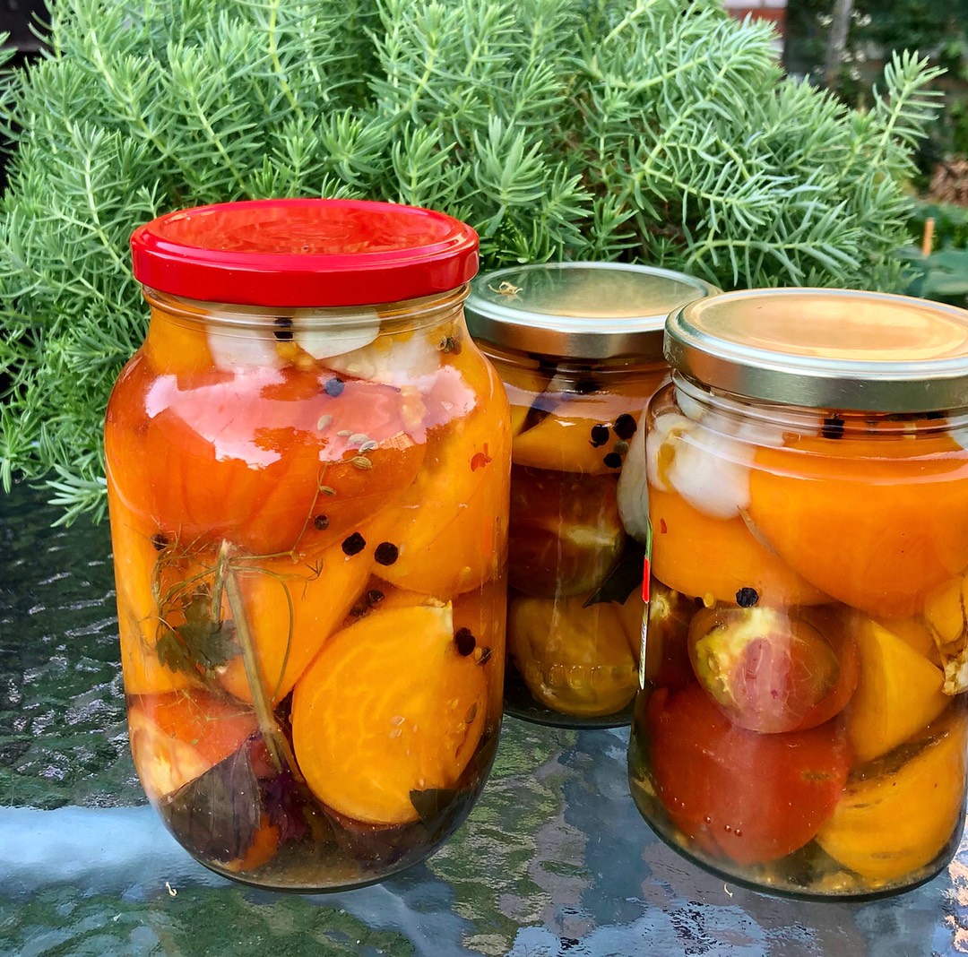 Помидорки дольками на зиму 🍅