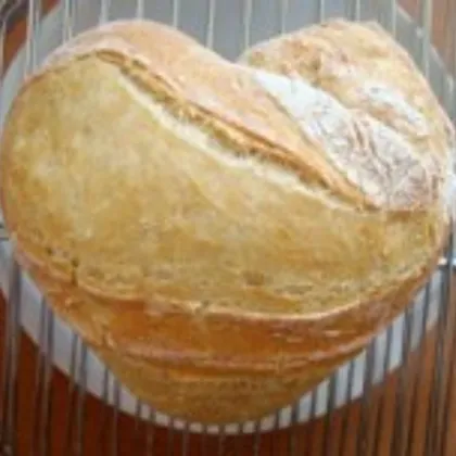 Домашний хлеб ко Дню святого Валентина