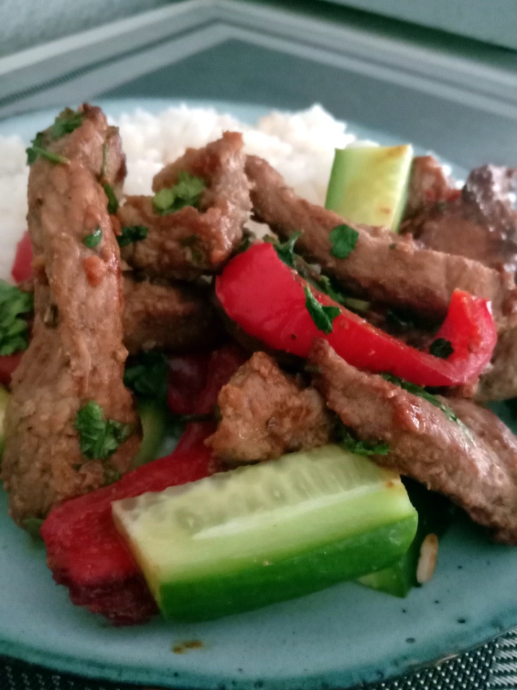 🇹🇭 Мясо говядины по-тайски с рисом
