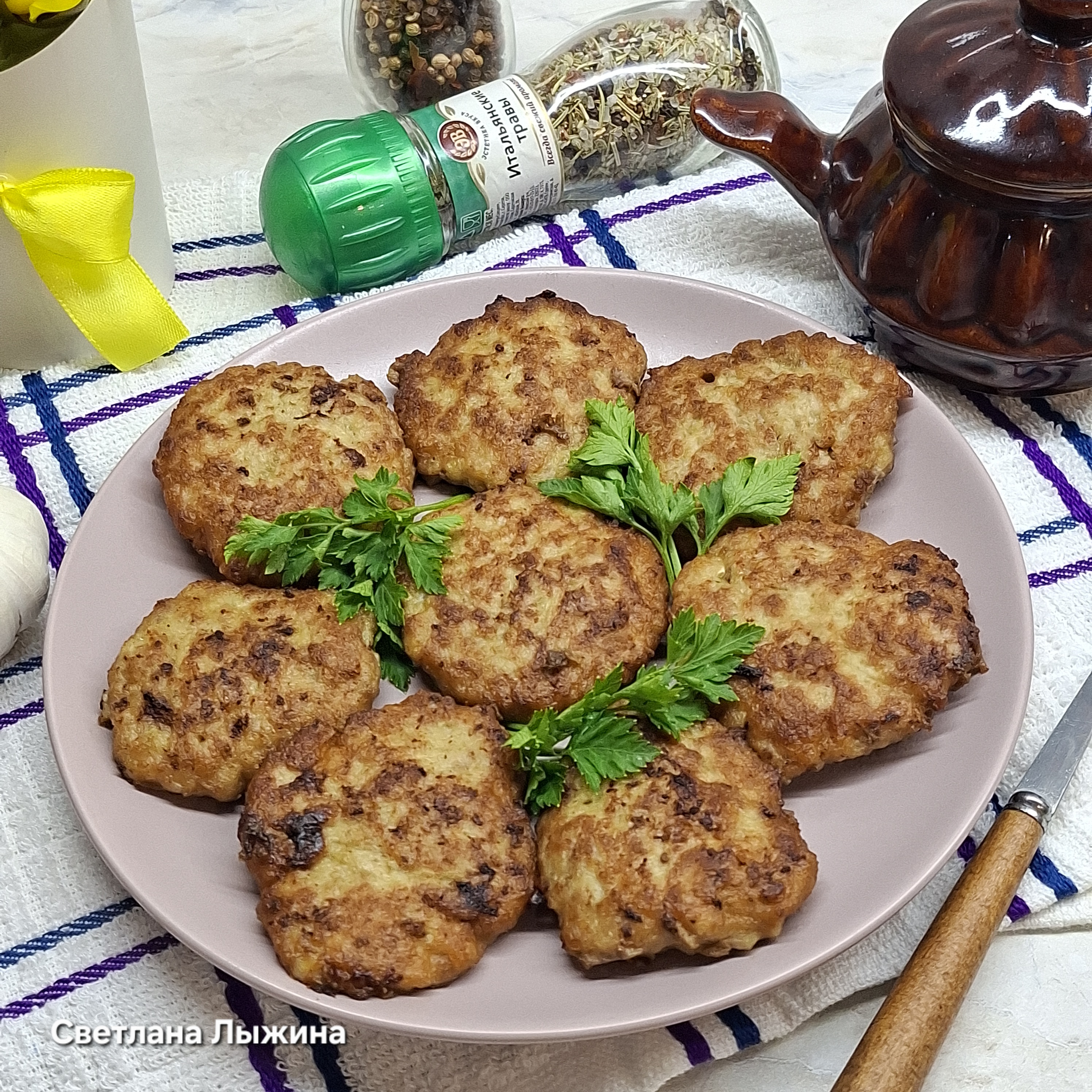 Куриные котлеты с майонезом и крахмалом