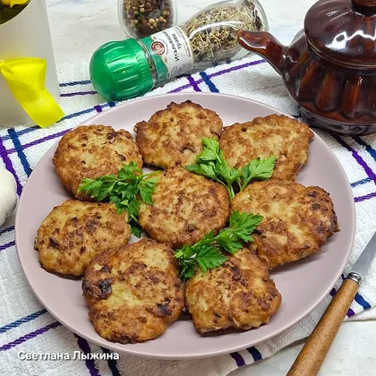 Куриные котлеты с майонезом и крахмалом