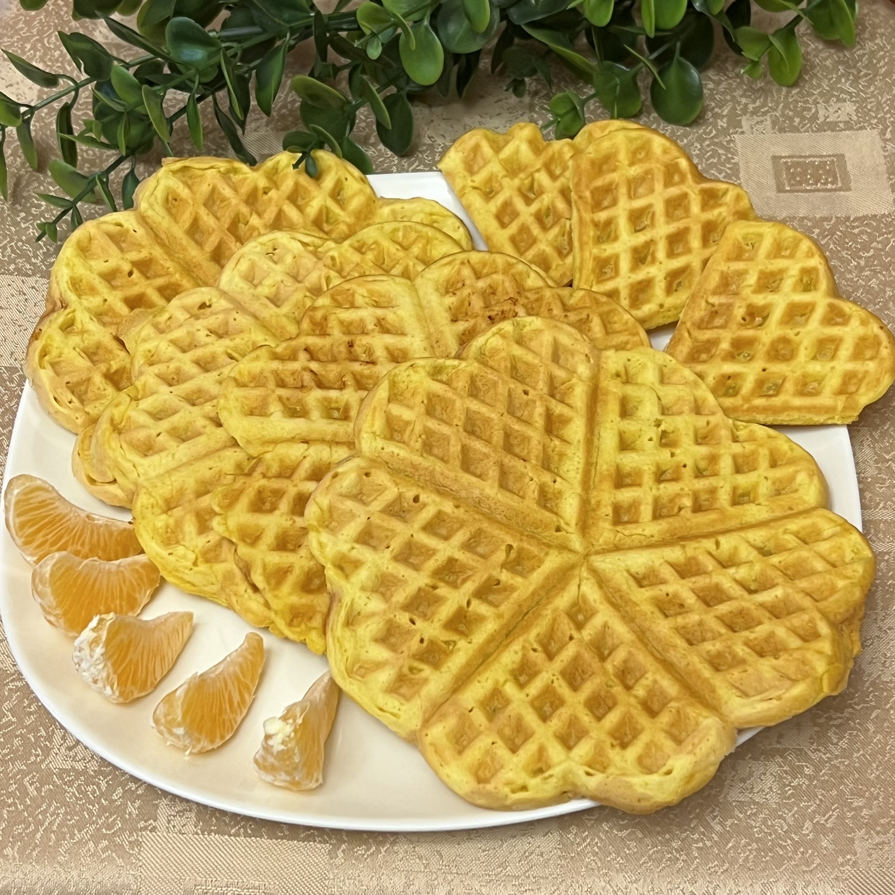 Тыквенные вафли