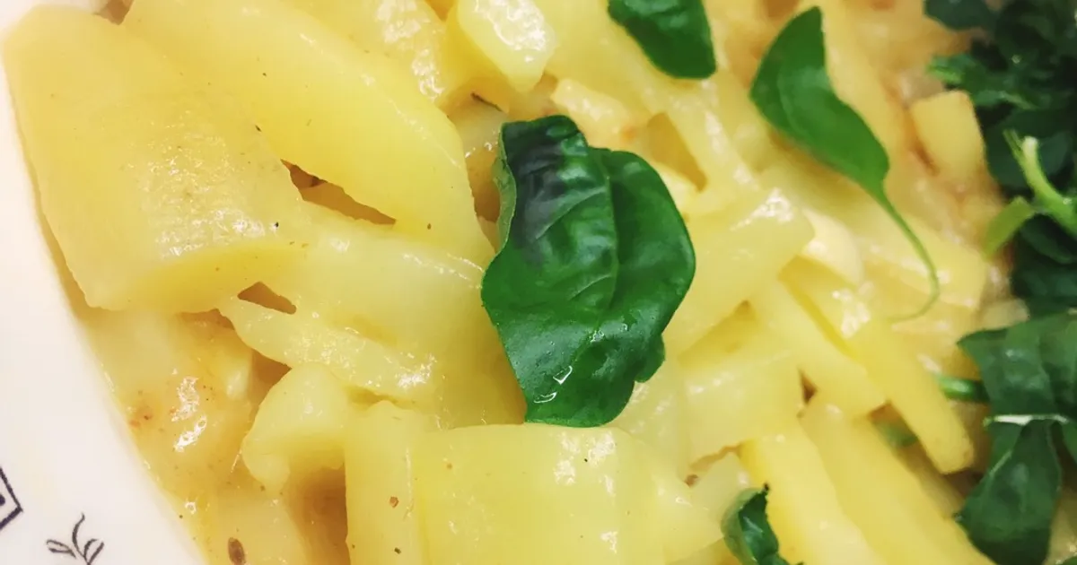 Молочная картошечка на сковороде - рецепт автора @3yle4ka??