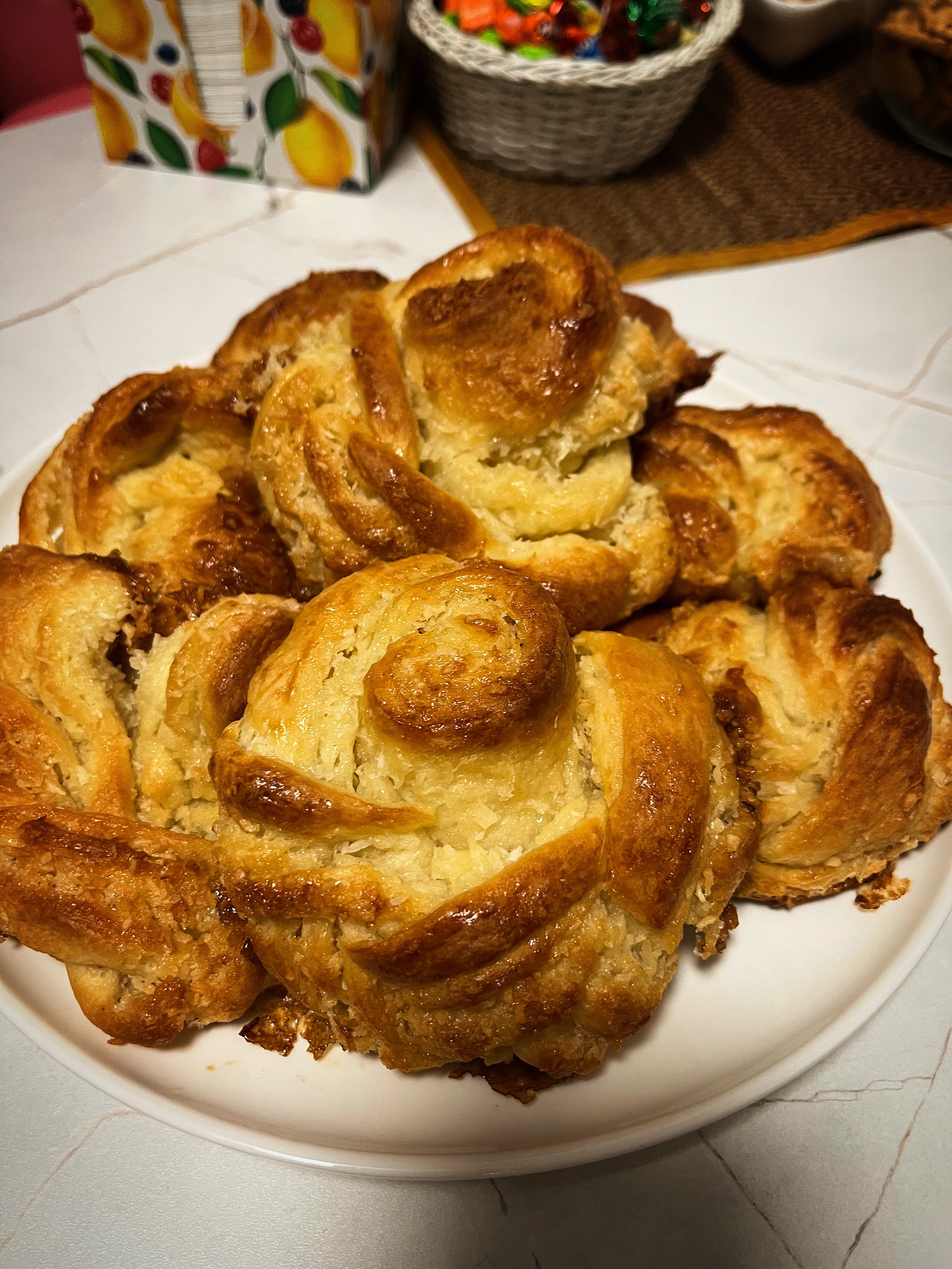 Кокосовые булочки