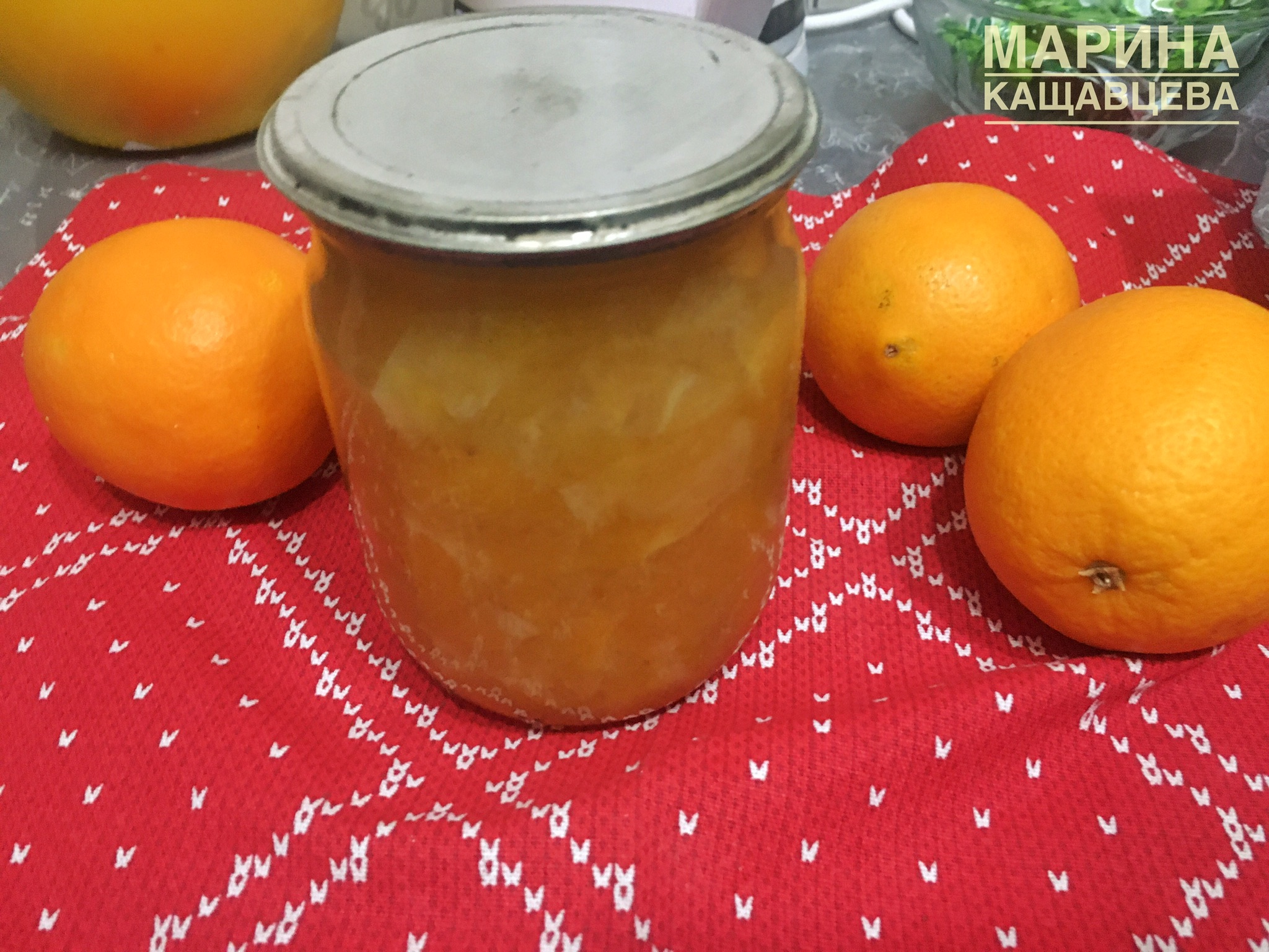 Апельсиновое варенье 