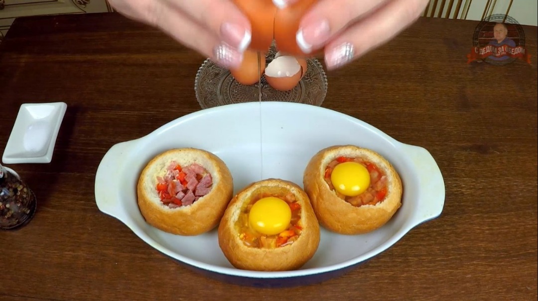 блюда из яиц и колбасы на завтрак | Дзен