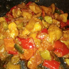 Курица с овощами