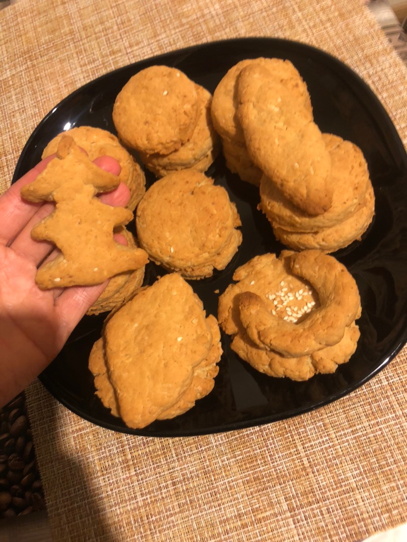 Постное кокосовое печенье🍪