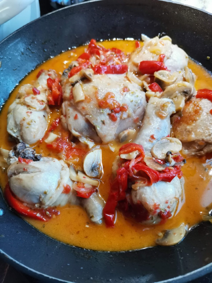 Курица каччиаторе