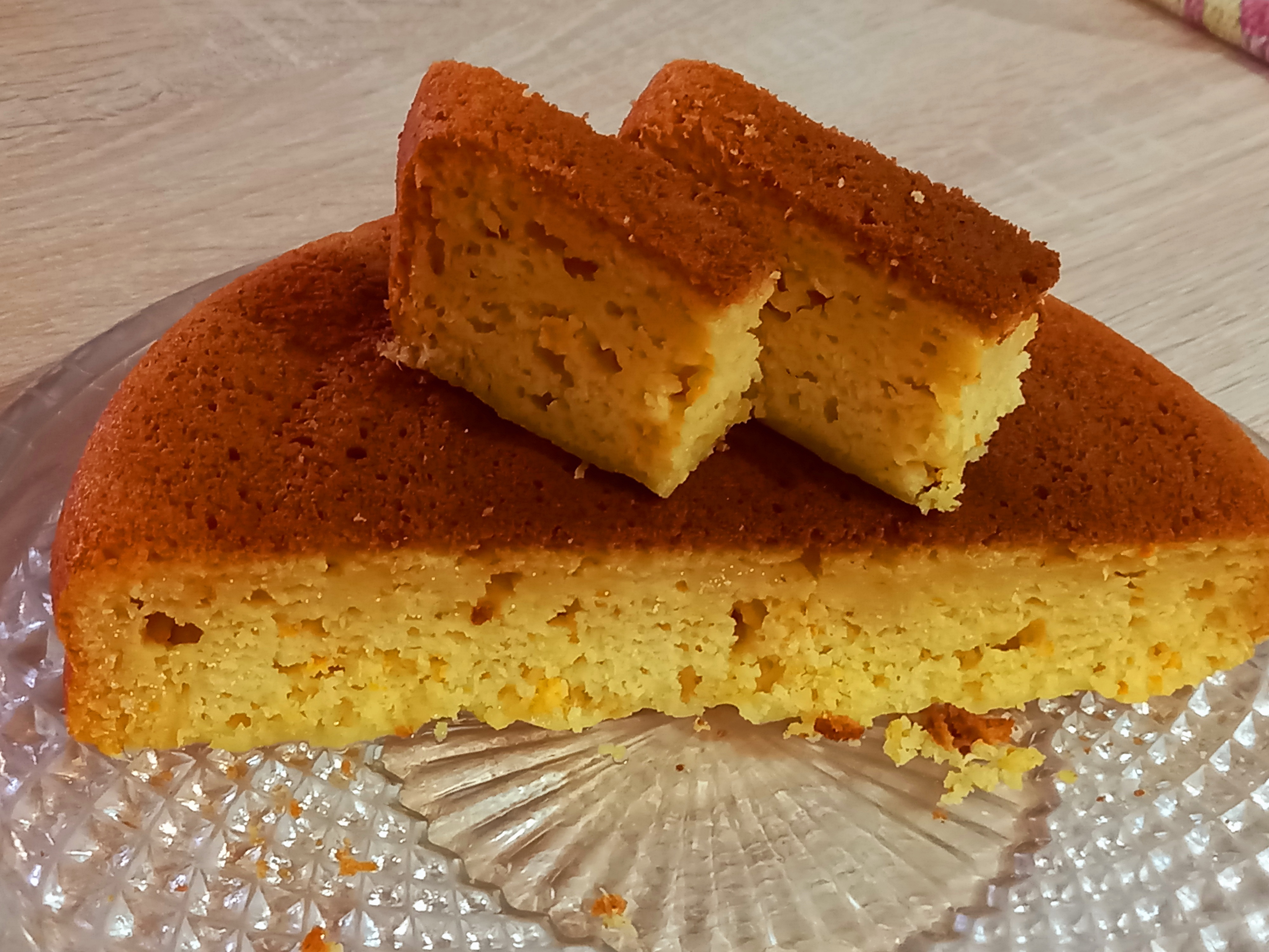 Апельсиновый кекс в мультиварке