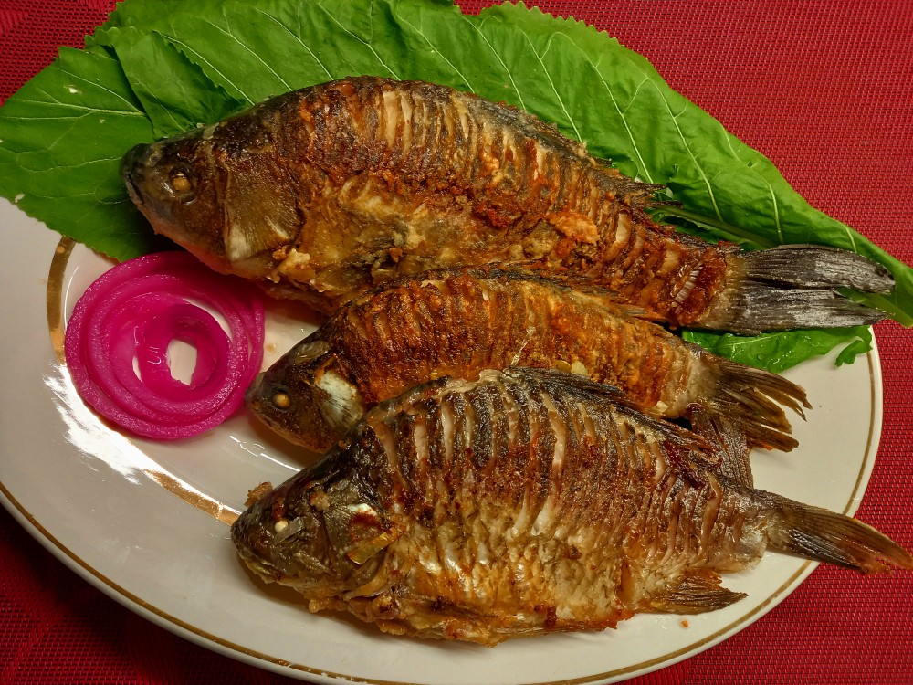 Карасики в мучной панировке