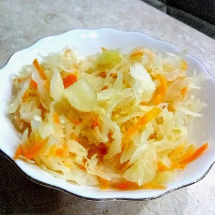 Салат 🥗 из капусты с морковью