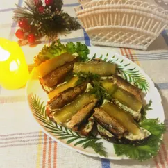 Бутерброды со шпротами 