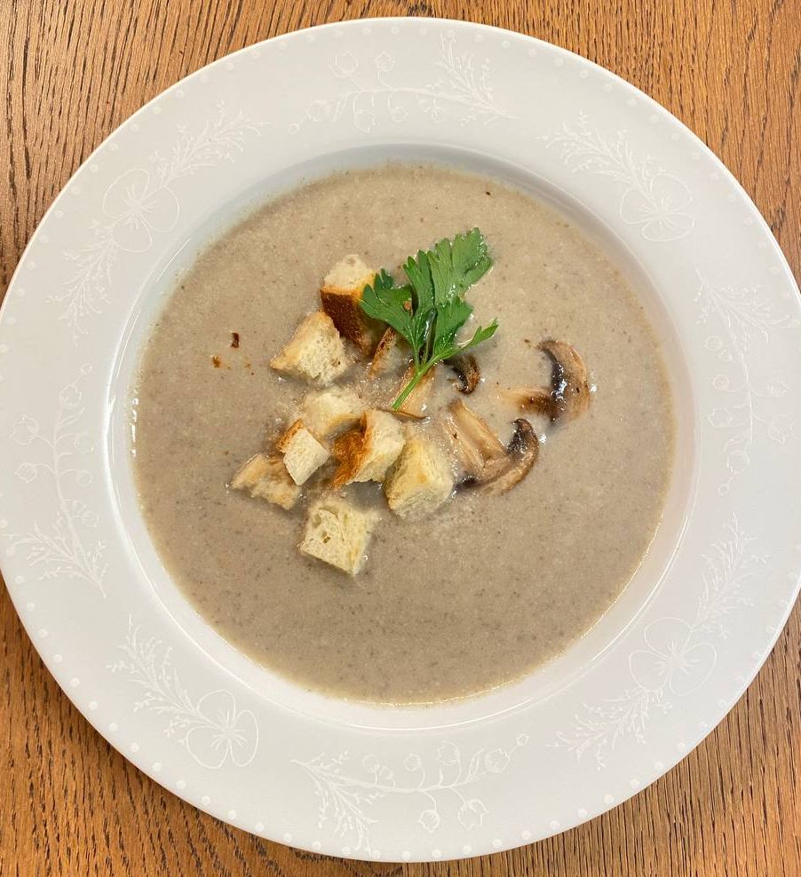 Суп-пюре из белых грибов – пошаговый рецепт приготовления с фото