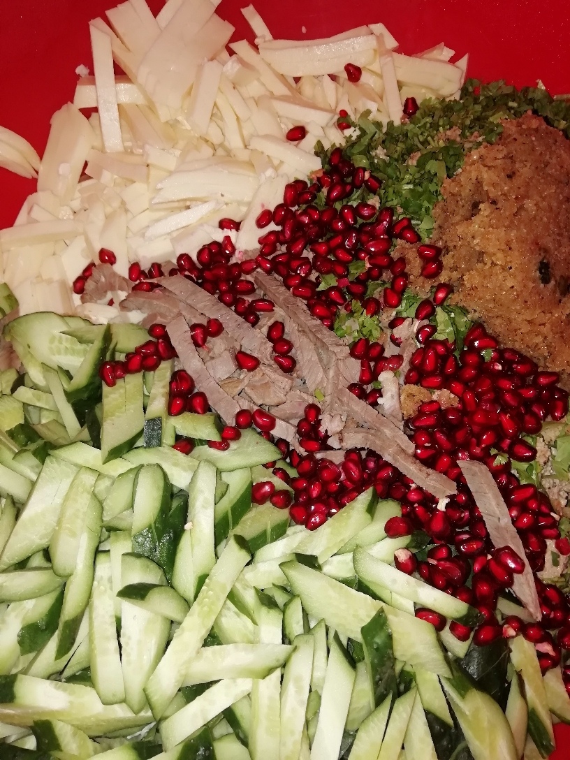 Кавказская кухня. Рецепты овощных салатов. Кулинарные рецепты