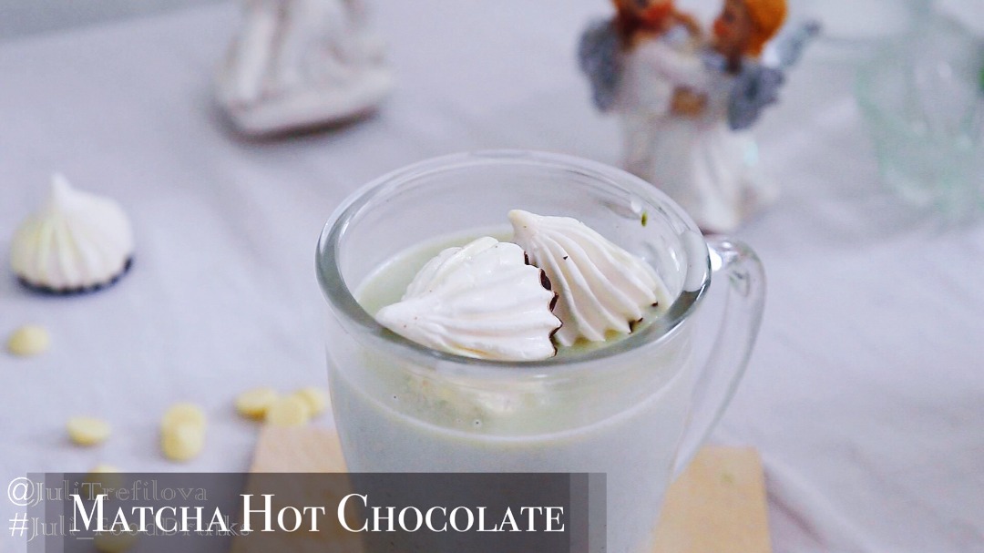 Горячий шоколад с чаем матча | Matcha White Hot Chocolate