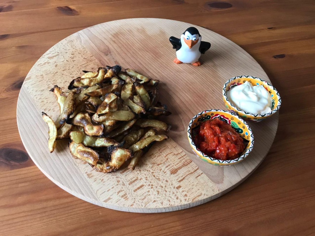 Острые чипсы из картофельной кожуры 🍟