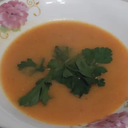 Суп-пюре овощной с курицей