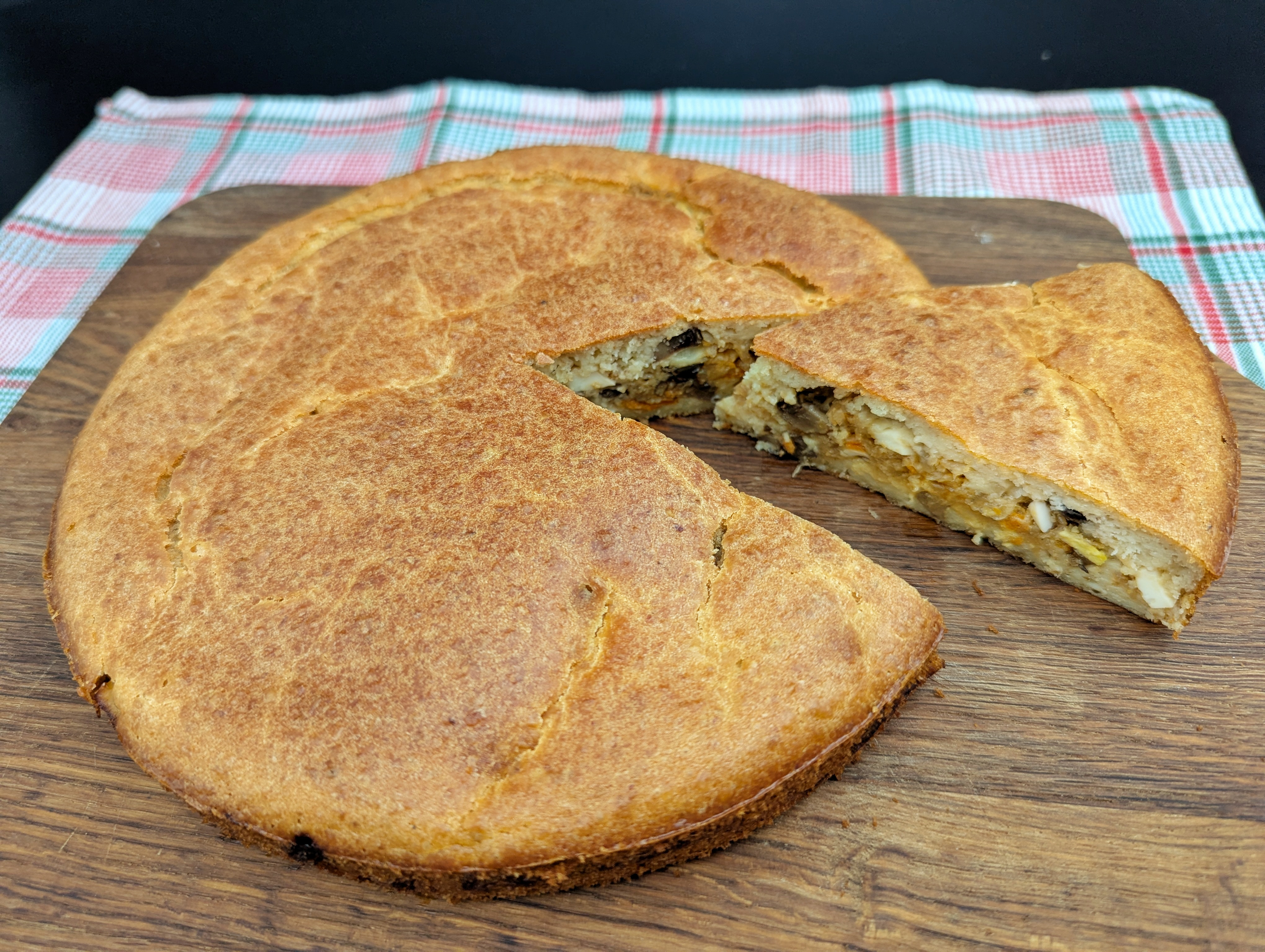 Быстрый пирог с капустой